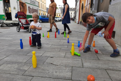 Kuželky s robotem Sphero SPRK+
