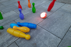 Kuželky s robotem Sphero SPRK+