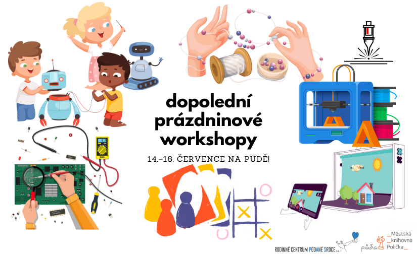 Dopolední workshopy 14.–18. července 2025